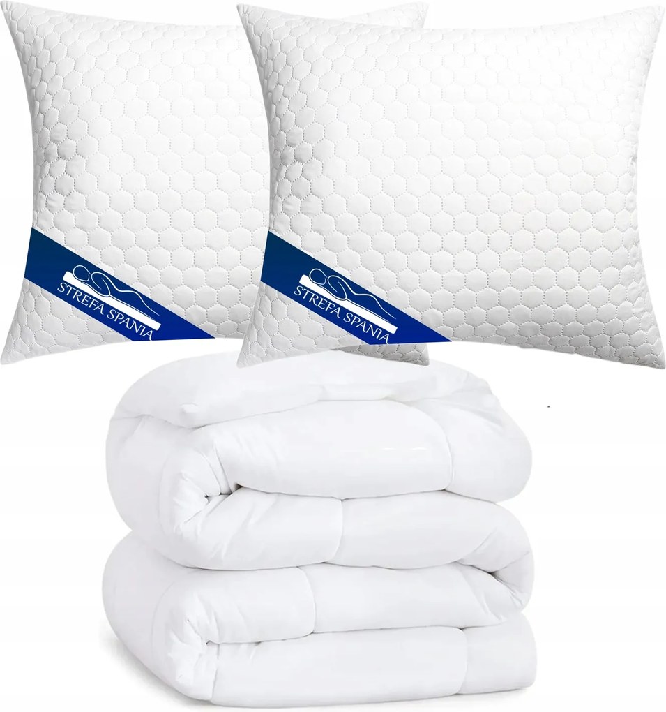 Egész éves szett| Meleg paplan 220x200 2x párna 70x80 Lengyel Minőség