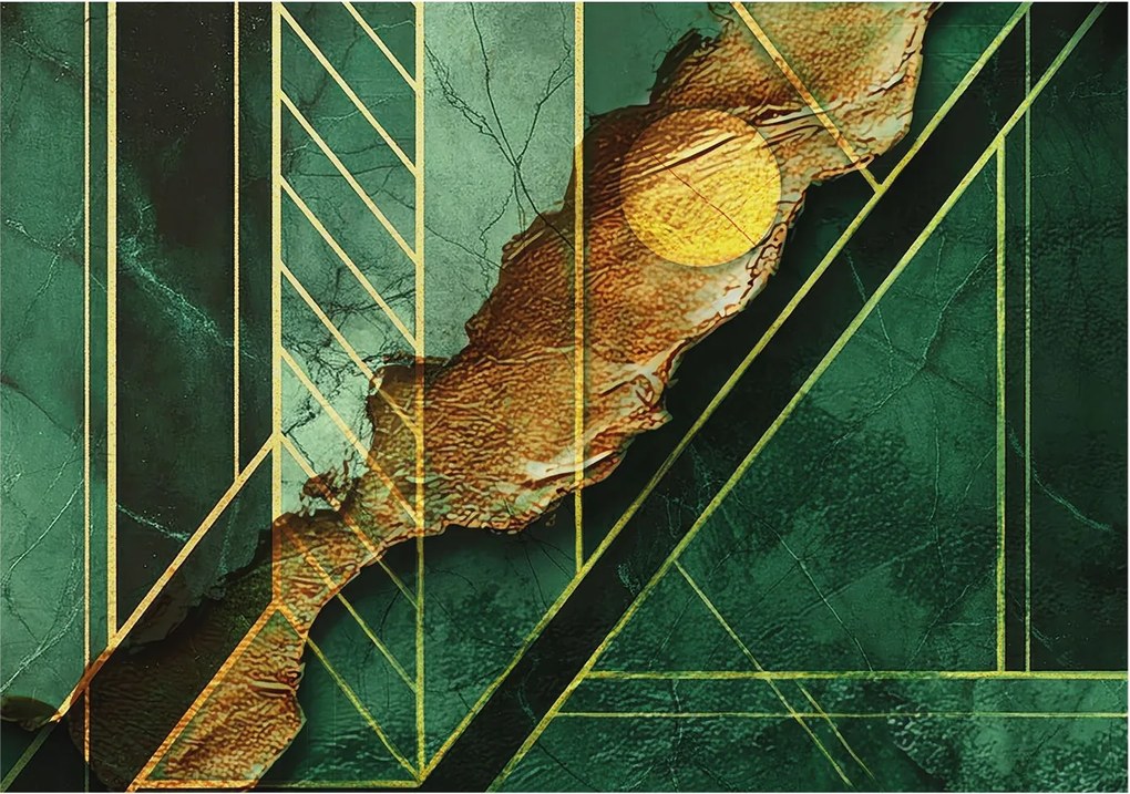 Divatos Flizelin Tapéta Fali Furnér Geometriai feszültség 208x146