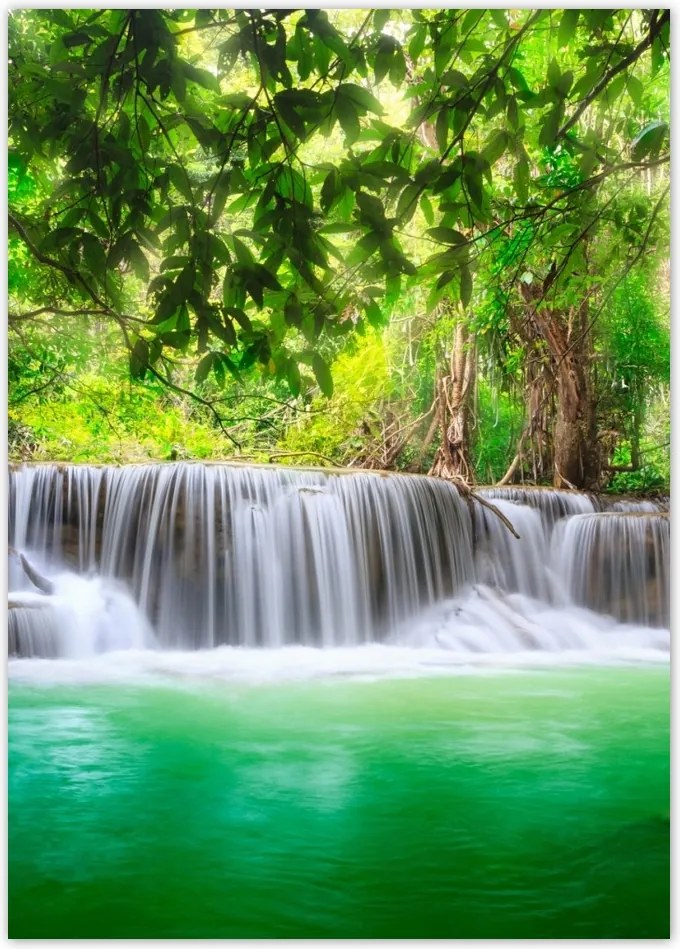 Poszterek 50x70 Vízesés Thaiföldön