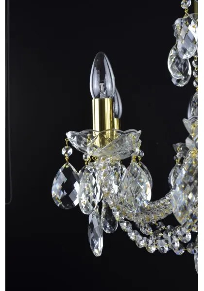 Wranovsky JWZ125122230 - Kristály csillár láncon MARIERA 12xE14/40W/230V