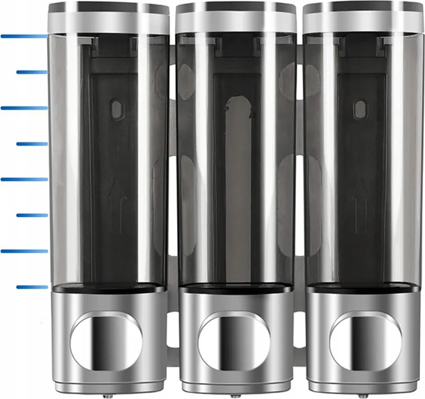 3x Adagoló Folyékony Szappan Adagoló Kézi Tusfürdő Diszperzió