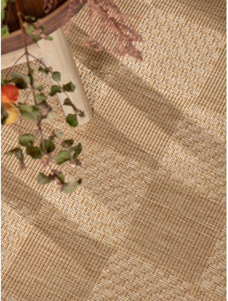 Krémszínű-natúr színű kültéri-beltéri szőnyeg 200x300 cm Haringey Dorothy – Ted Baker