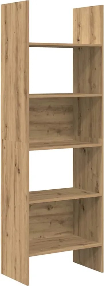vidaXL Könyvespolc Artisan tölgy 60 x 35 x 180 cm Faanyag