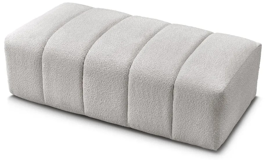 Világosszürke buklé lábtartó Annecy – Bobochic Paris