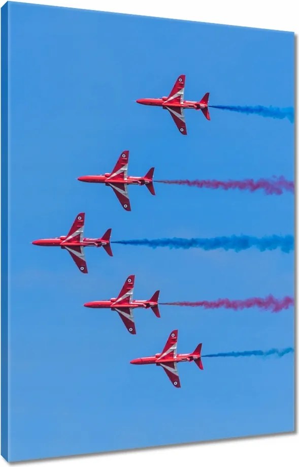 Vászonkép 80x120 Repülőgépek bemutató