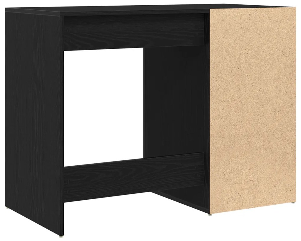 Íróasztal Fekete Tölgy 100x49x75 cm Műszaki Fa