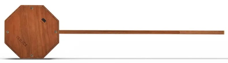 Sötétbarna LED asztali lámpa cseresznyefa dekorral (magasság 39,5 cm) Octagon One – Gingko