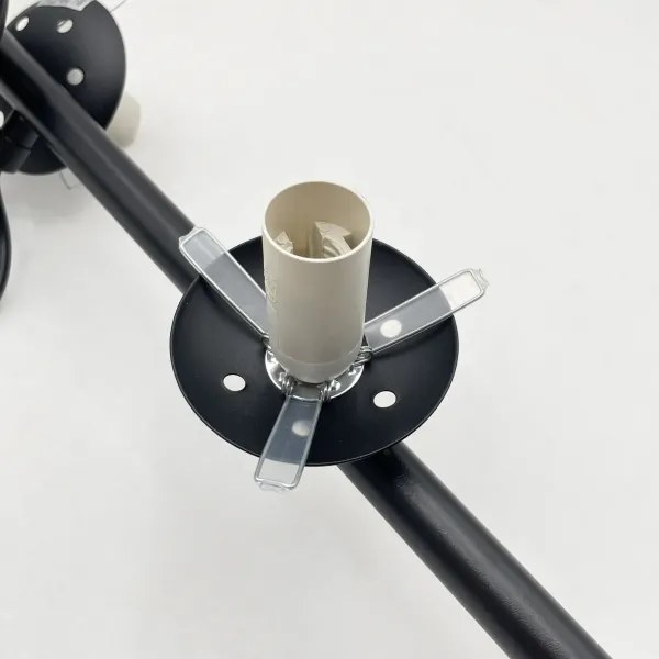 Brilagi - Függesztett csillár MALONY 6xE14/20W/230V fekete