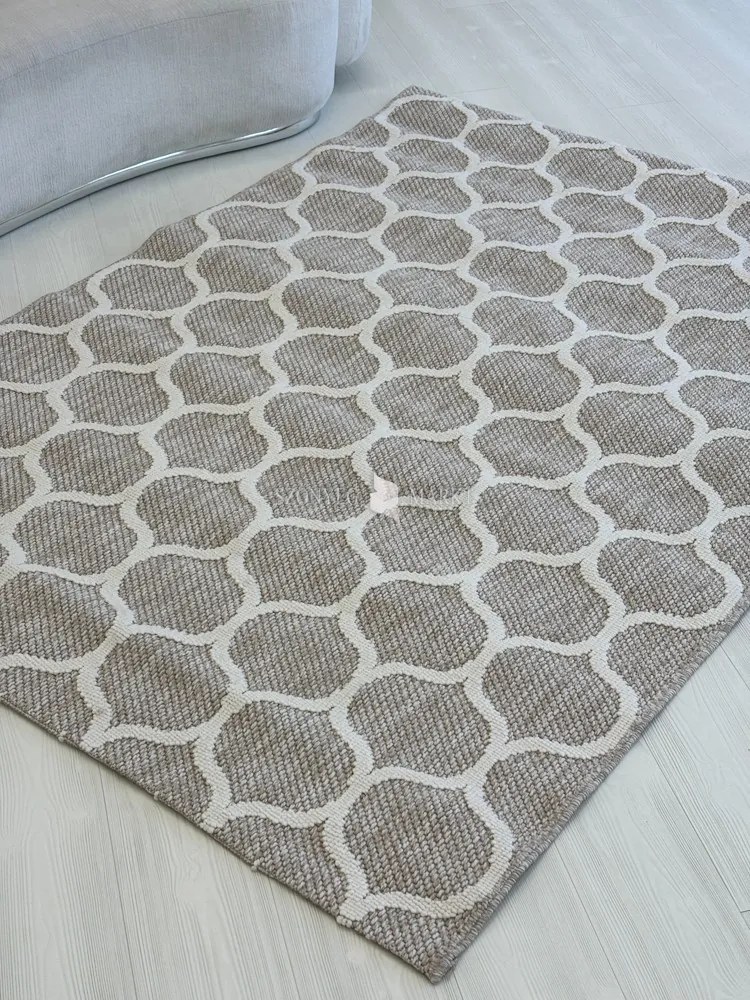 Bouclair bézs G3718 rongyszőnyeg 160x220cm