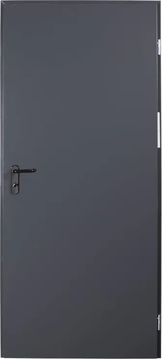 Kültéri acél ajtó tokkal 70x200cm antracit