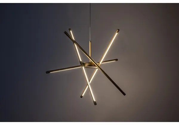 Rabalux 72339 - LED Csillár zsinóron HENLI2 LED/40W/230V 3000K arany