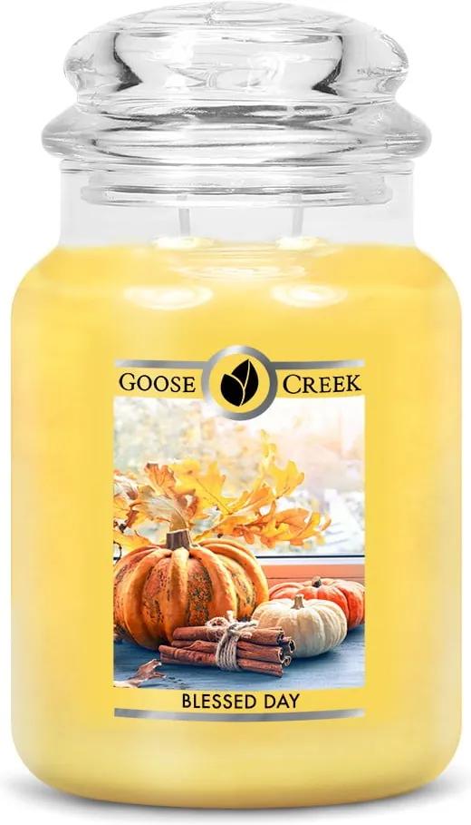 Blessed Day illatgyertya üvegben, 150 óra égési idő - Goose Creek