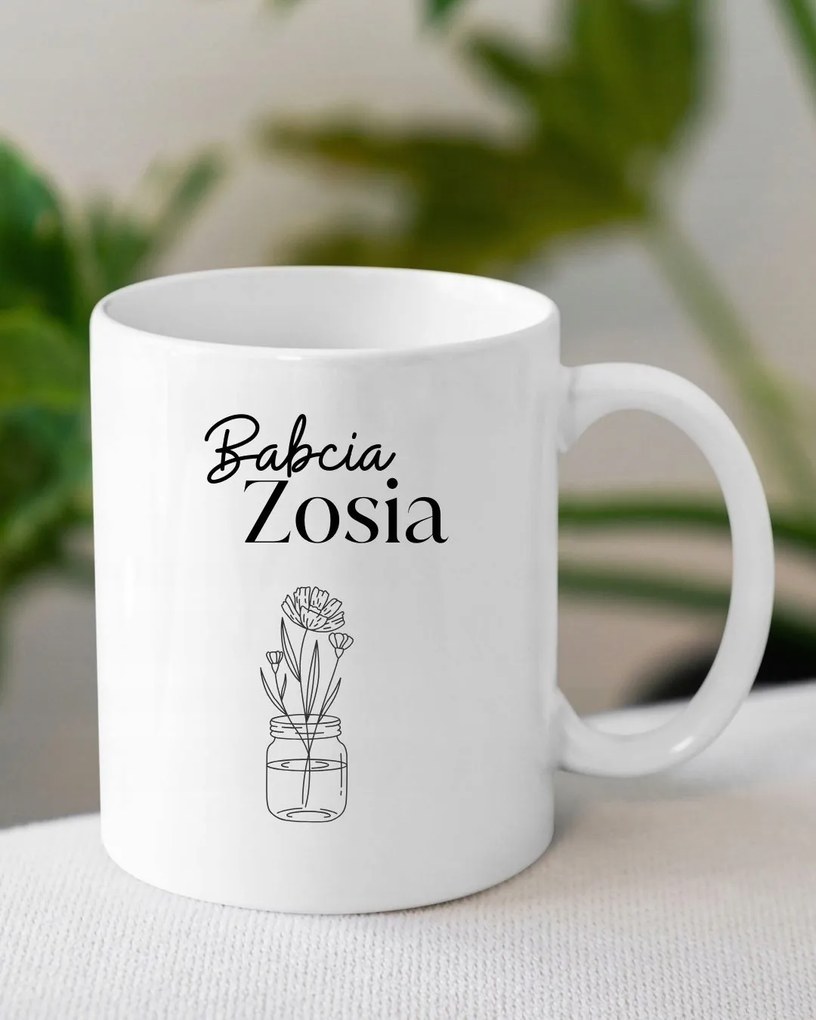 Bögre Fehér Vicces Ajándék Nagymama Nap Nagymama Név Személyre Szabás