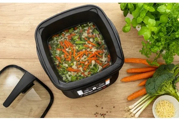 Sencor - Többfunkciós serpenyő tartozékokkal 1800W/230V 18 funkciós 4,8l