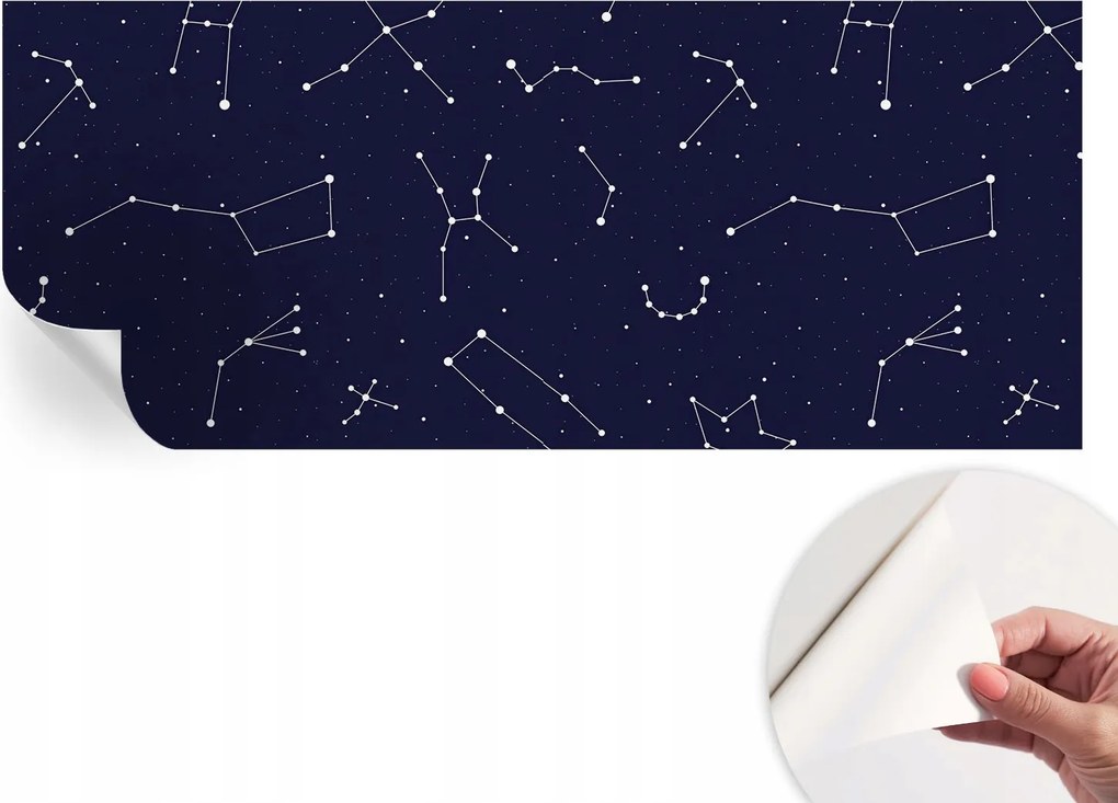 Öntapadós Dekoratív Fotótapéta Hálószobába Astro Sky 250x104 cm