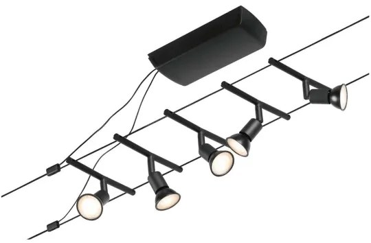 Paulmann 94446 - 5x GU5,3/10W SALT spotlámpa, 230V, fekete