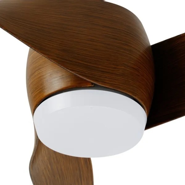 Immax NEO 07286L-LED mennyezeti ventilátor LED/18W/230V, barna, Tuya-kompatibilis Wi‑Fi + távirányító