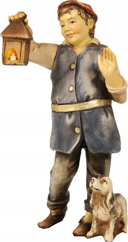 Betlehem figura 'Háztulajdonos kutyával' 9,8cm magas/ 10cm magas figurákhoz