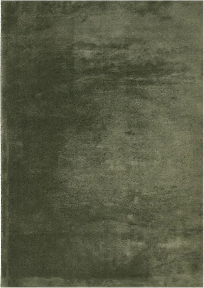 vidaXL HUARTE erdőzöld rövid szálú puha és mosható szőnyeg 140x200 cm