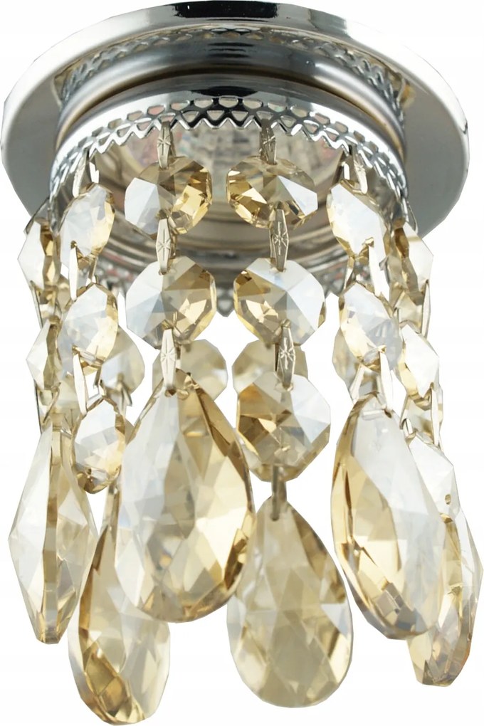 Mennyezeti lámpatest G9 arany kristályok SK-64 Candelux