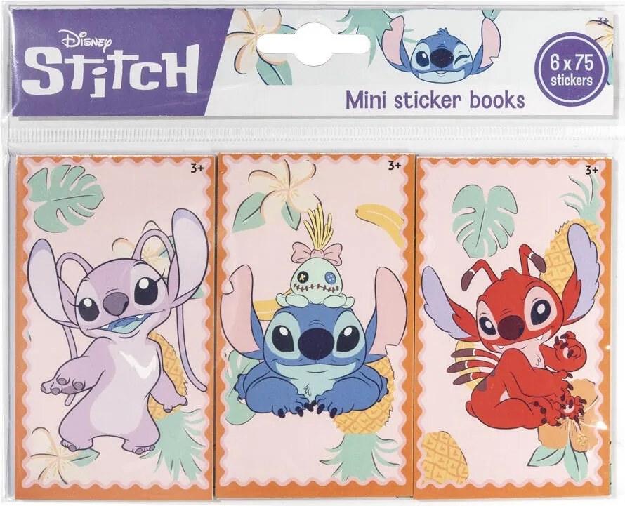 Disney Lilo és Stitch, A csillagkutya Aliens mini matrica szett 6 db-os