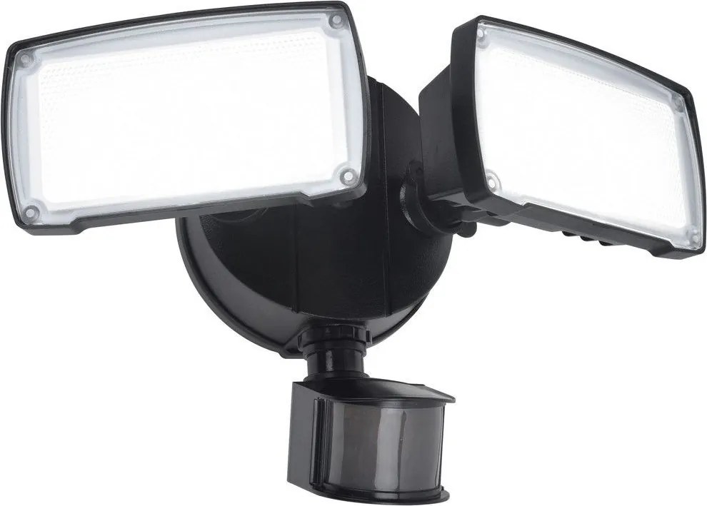 LUTEC 7635415330 CHIMERA Fali Lámpa Mozgásérzékelővel Fekete LED IP44