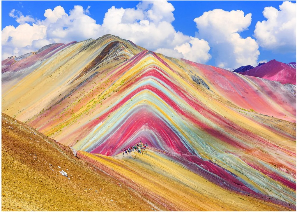 Kép - Rainbow Mountain, Peru (70x50 cm)