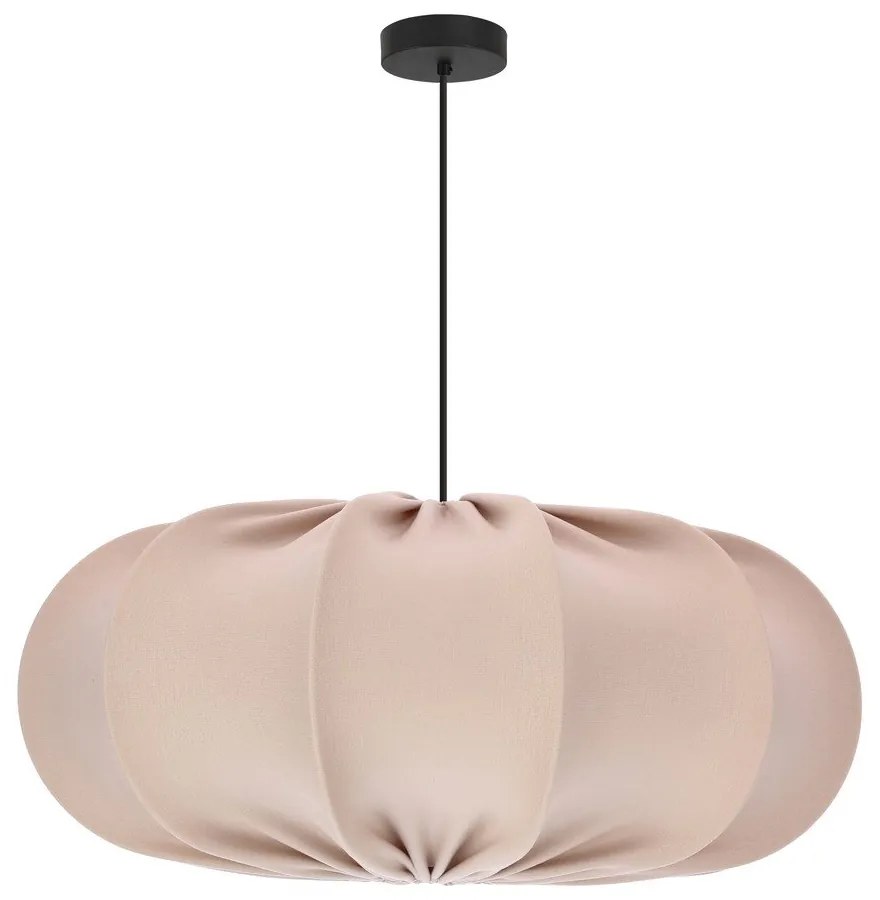 Bézs függőlámpa textil búrával ø 52 cm Cafee – Candellux Lighting