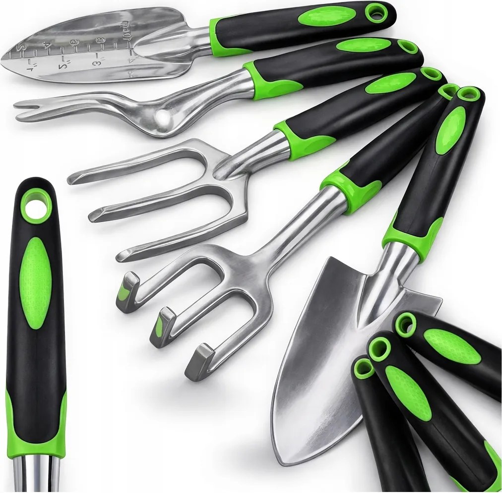 Kerti Szerszám Készlet 5 Részes Lapát Gereblye Karom Kerti