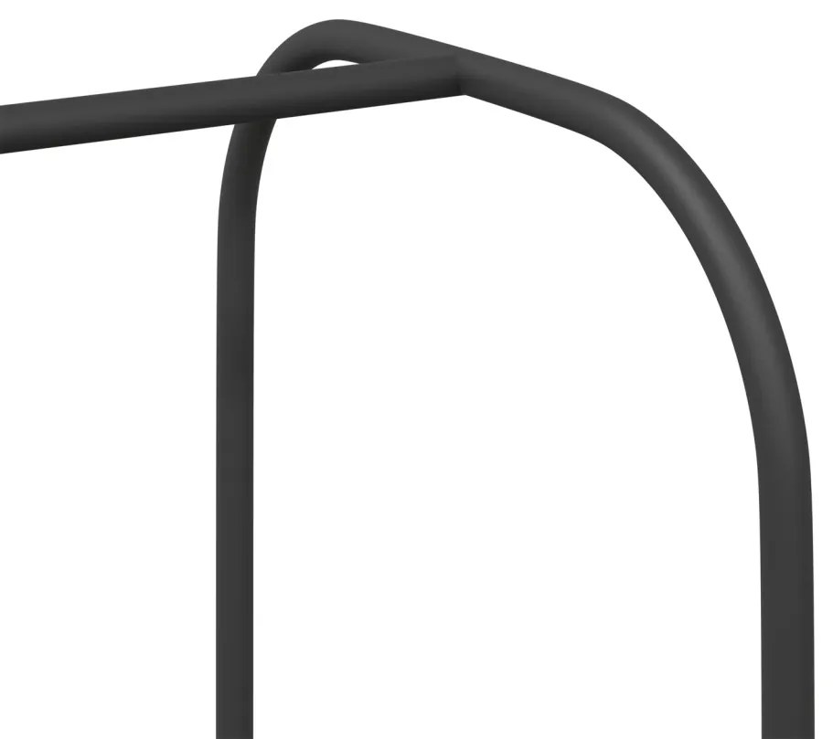 Ruhatartó polcokkal fekete tölgy 100x44x160 cm