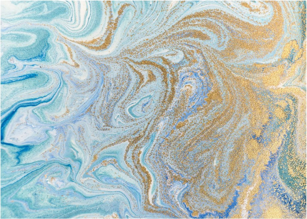 Kép - Kék márvány (70x50 cm)