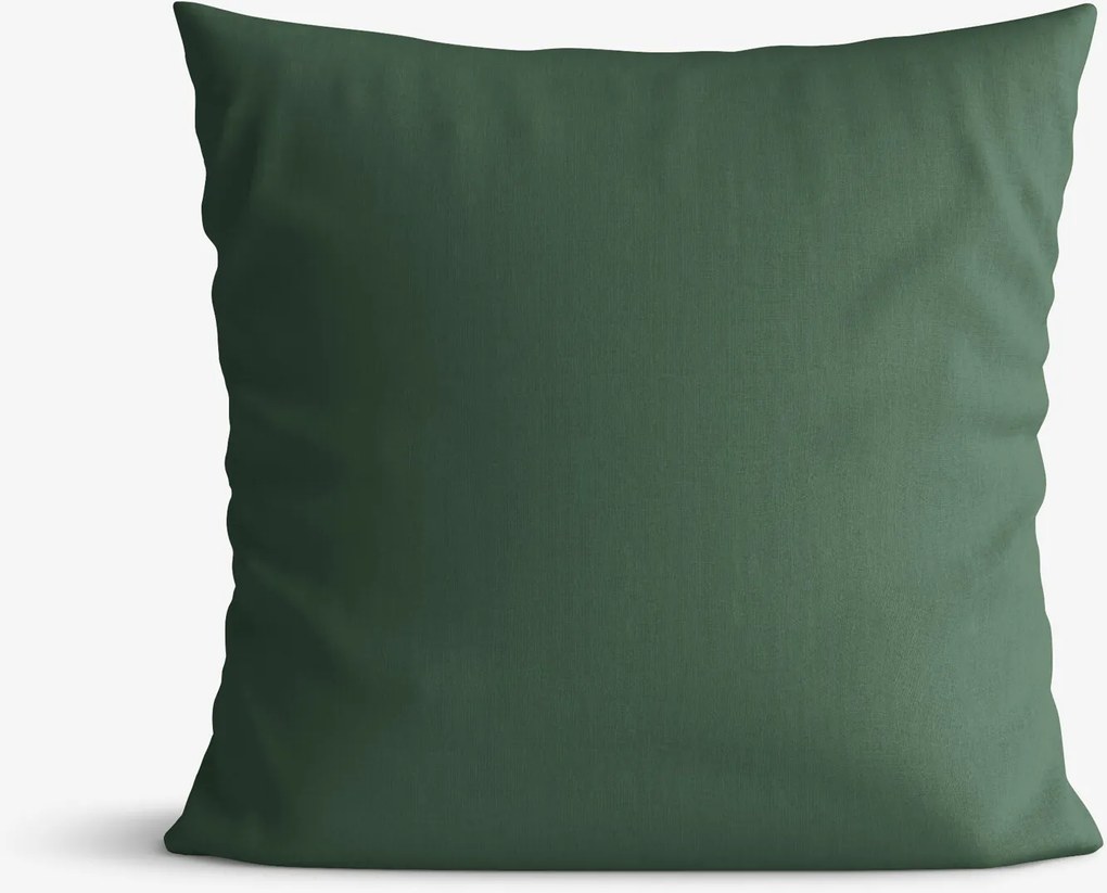 Goldea pamut párnahuzat - sötétzöld 40 x 60 cm