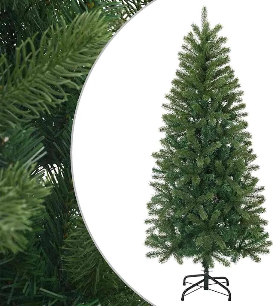 vidaXL Mű karácsonyfa állvánnyal Zöld 120 cm PVC, PE és acél