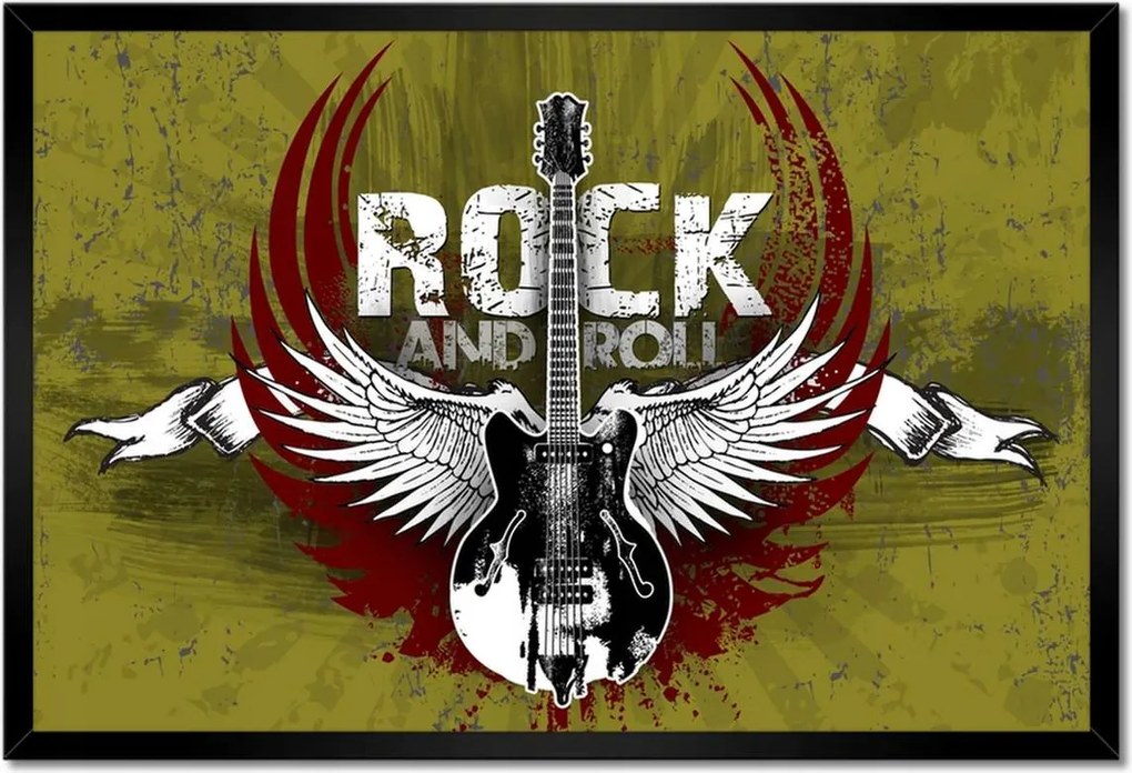 Poszterek keretben 60x40 Rock and Roll