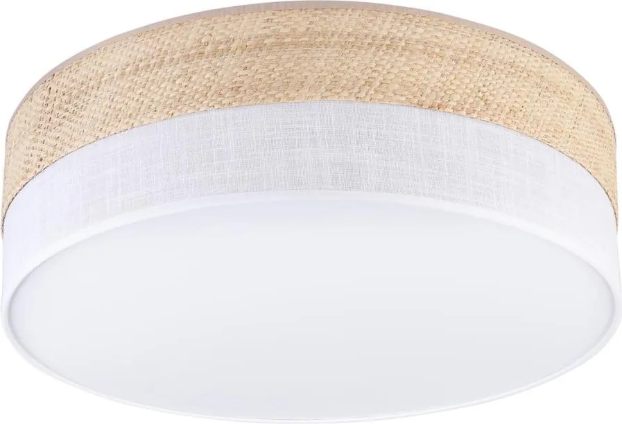 Mennyezeti lámpa SIRJA BOHO 2xE27/15W/230V átmérő 45 cm bézs/fehér