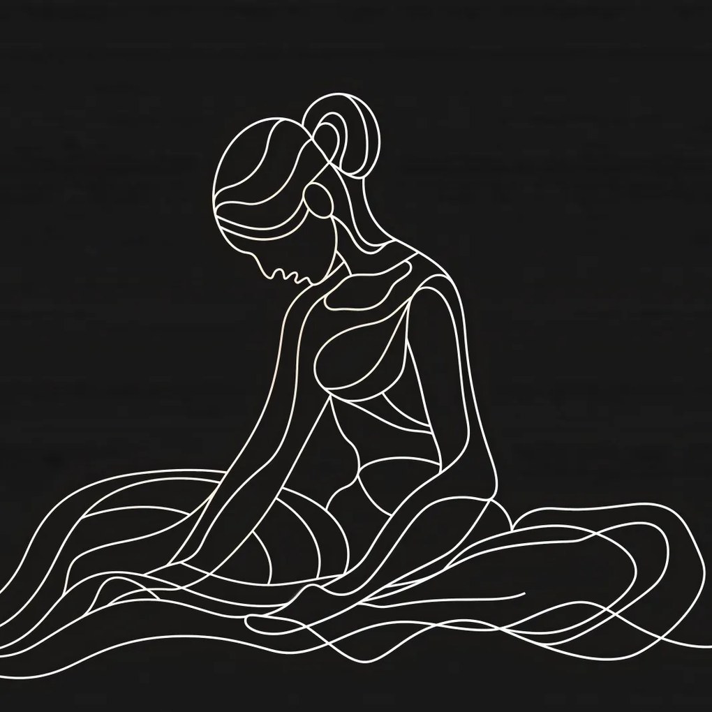 Poszter 90x90cm Ülő pozíció