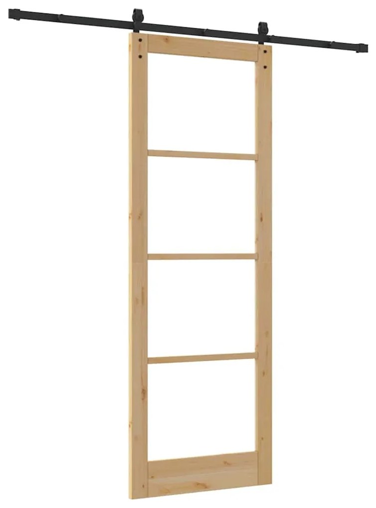 Csúszóajtó Egyéb ORKDAL Barna 83 x 232 cm Fa és fém