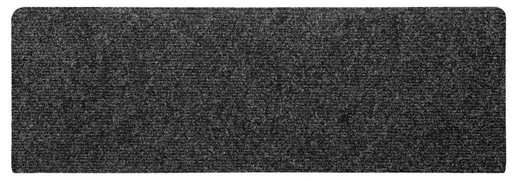 30 db szürke öntapadó lépcsőszőnyeg 65x21x4 cm