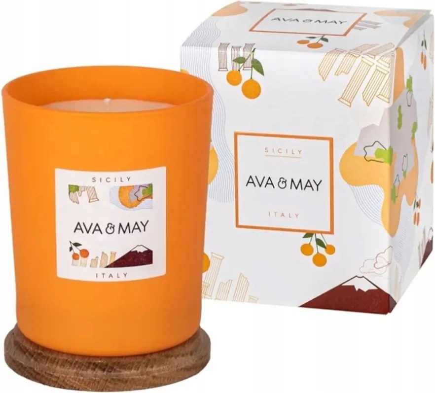 Illatgyertya 180g Ava &amp; May Sicily