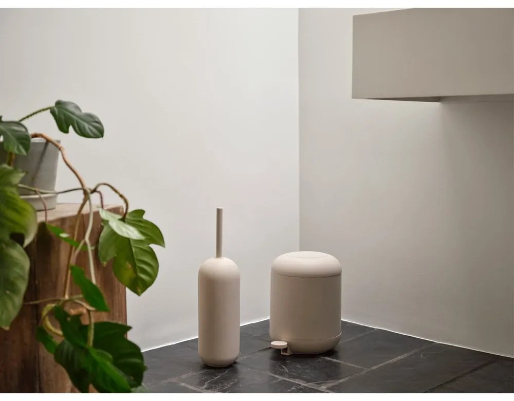 Bézs beton WC-kefe Sensu – Zone