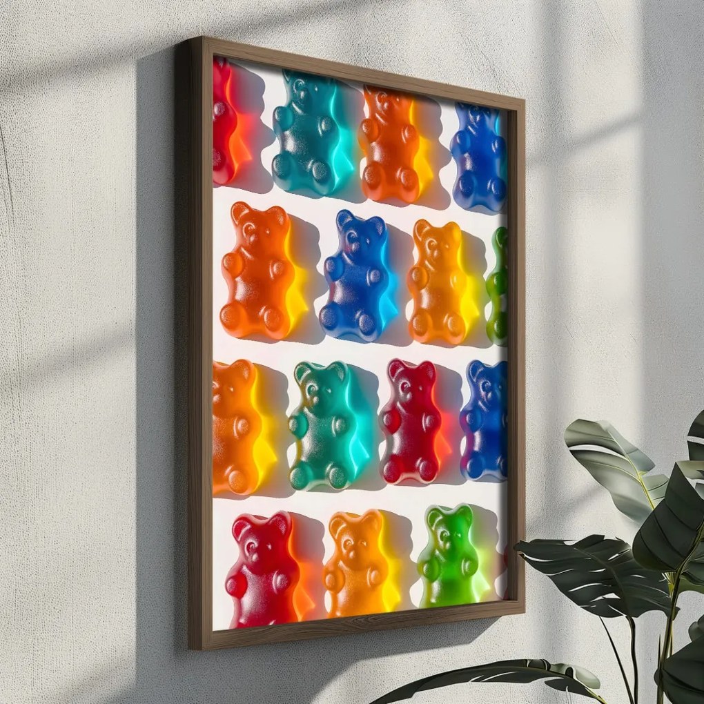 GE247-L keretezett MDF falikép, 35 x 47 cm