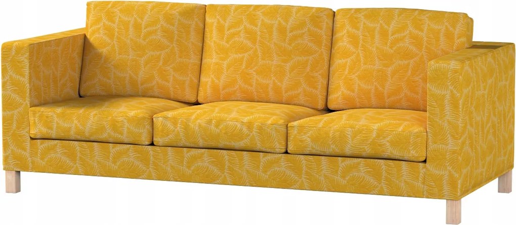 Karlanda 3 személyes kinyitható kanapé huzat Ikea mézszínű