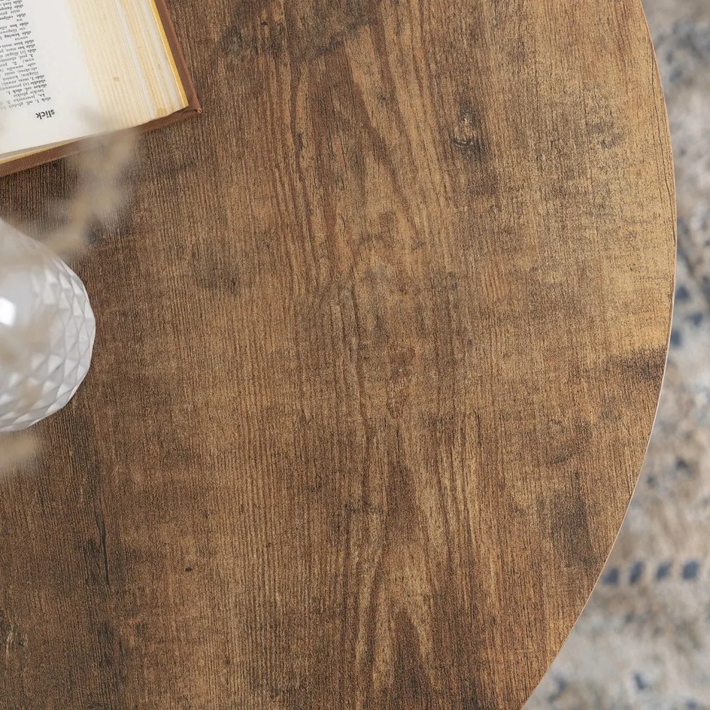 Dohányzóasztal Rusztikus Tölgy Színben. TIM MAX