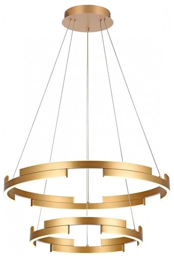 Redo 01-3178 - LED Dimmelhető csillár zsinóron CASTLE LED/60W/230V arany