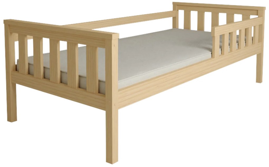 Gyerekágy MONTY 90 x 200 cm, fenyő Ágyrács: Ágyrács nélkül, Matrac: Coco Maxi 20 cm matrac