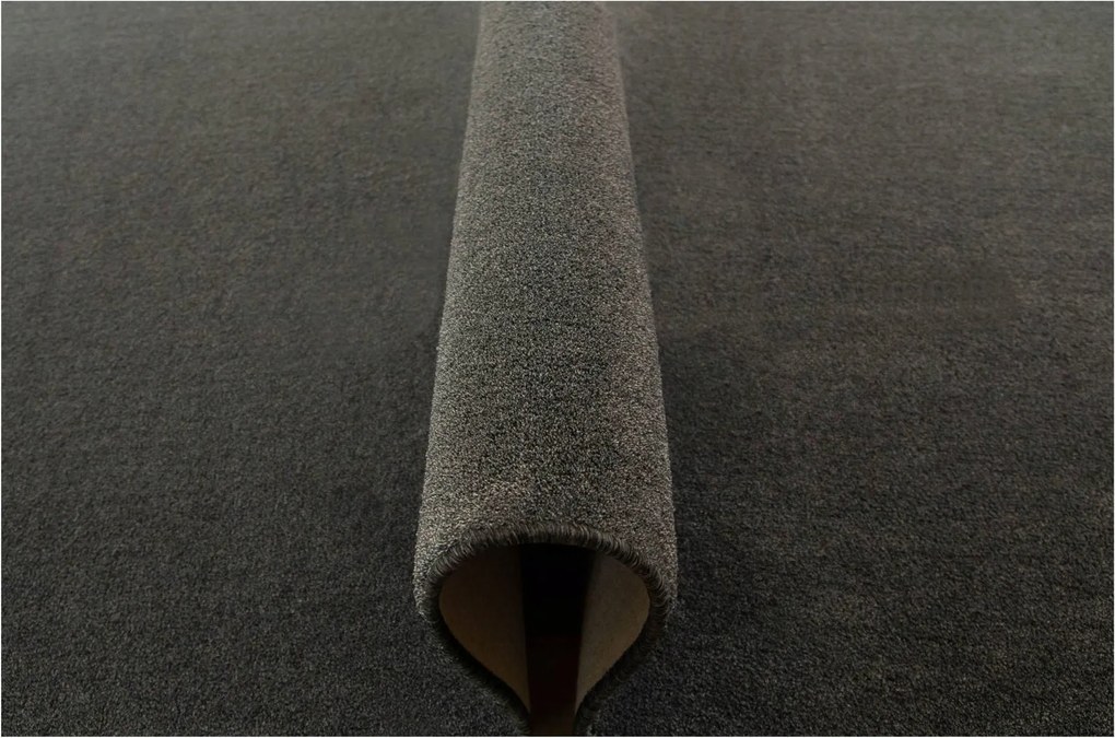 Grafit Szőnyeg Szürke Sűrű Puha Filc Hálószoba Java 200x200 cm