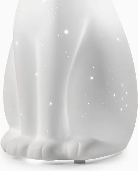 ONLI - Asztali lámpa PORCELLANA 1xE14/6W/230V 27,2 cm macskás
