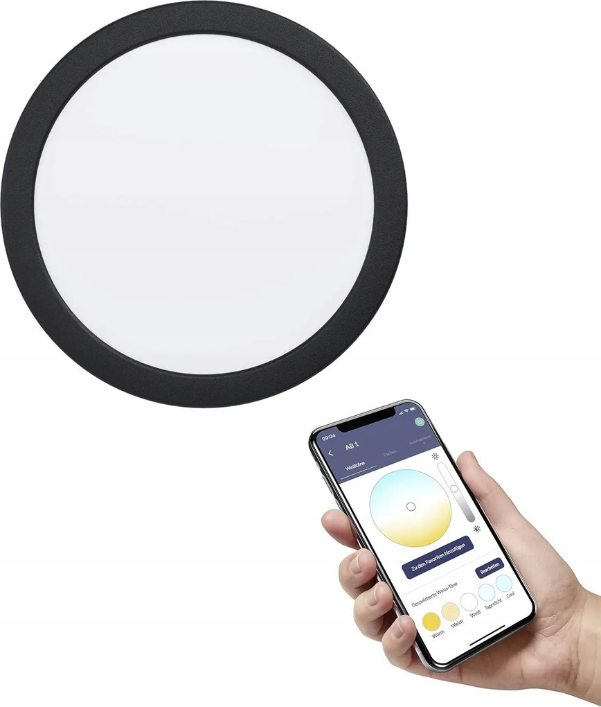 Plafon Led Mennyezeti Lámpa Eglo Fueva-Z 16,5W 2700-6500K Smart Bluetooth