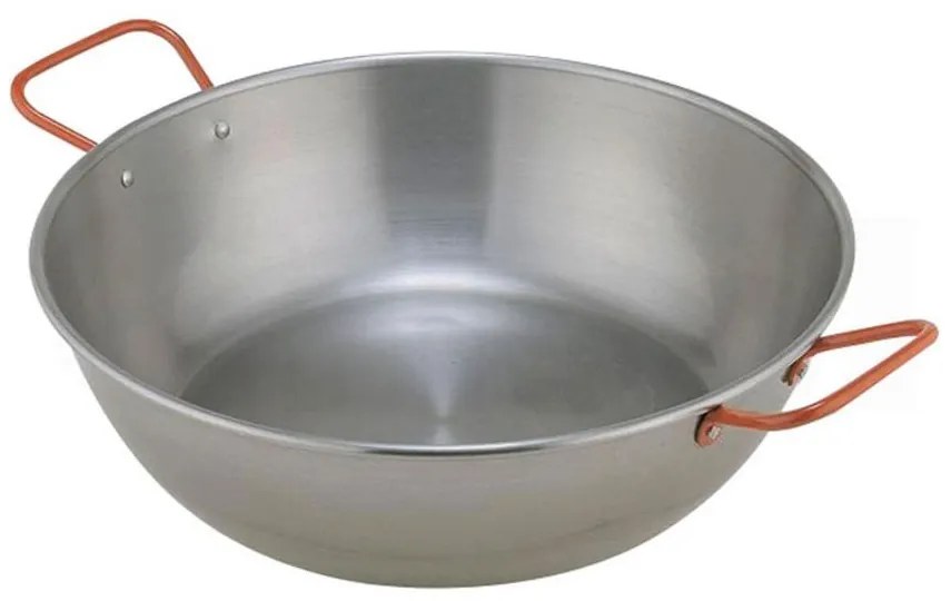 Paella füles serpenyő polírozott 22 cm 13409