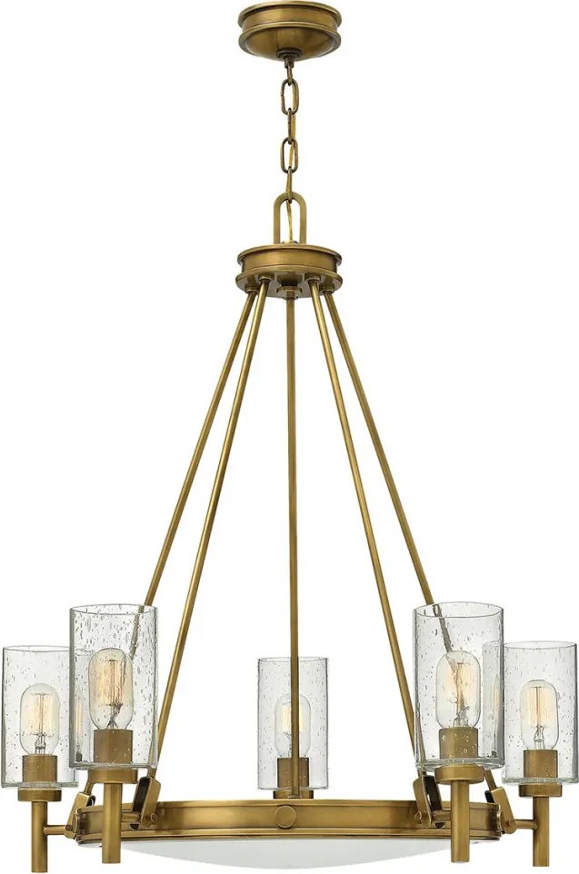ELSTEAD HK-COLLIER5 COLLIER Modern Csillár Sárgaréz, Átlátszó E14 IP20
